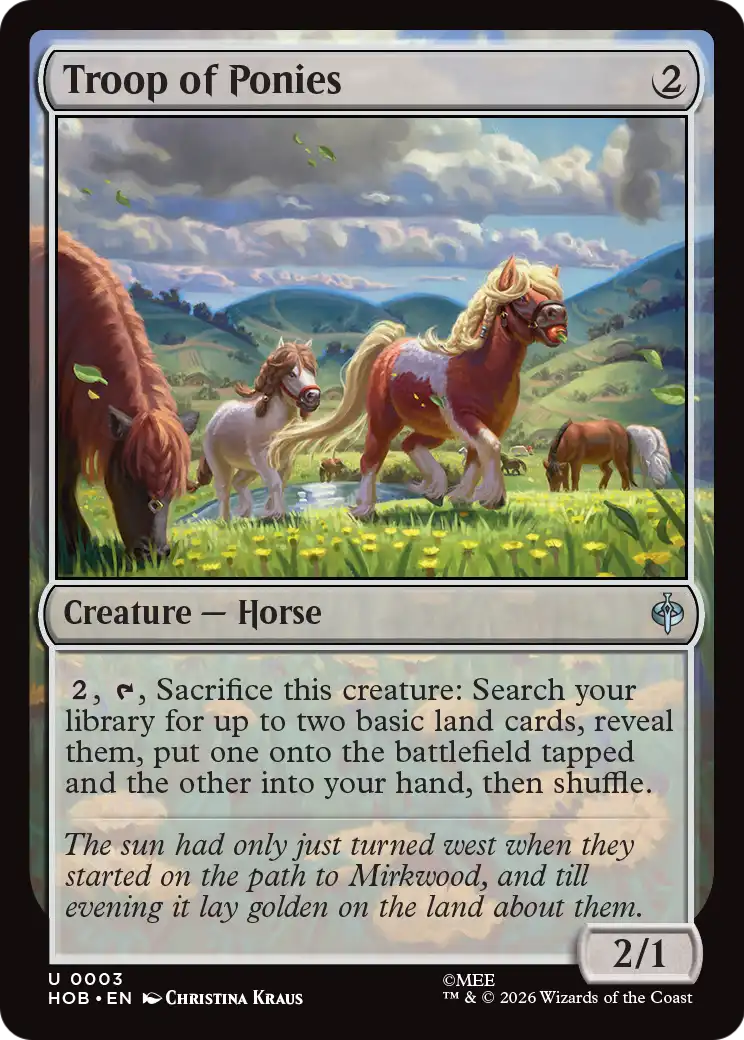 Troop of Ponies [The Hobbit] | Mega City Incorporated