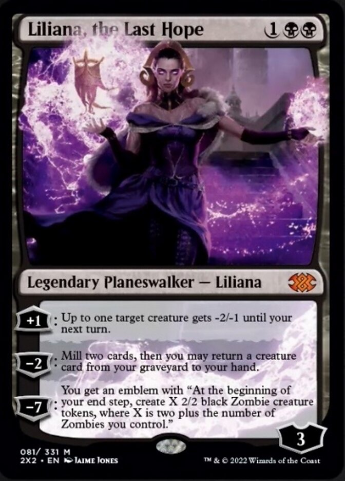 Liliana, the Last Hope [Double Masters 2022] | Mega City Incorporated