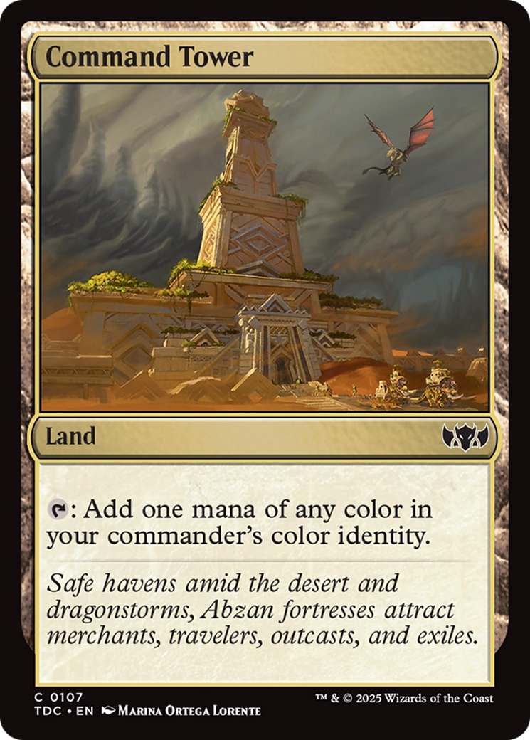 Command Tower [Tarkir: Dragonstorm Commander] | Mega City Incorporated