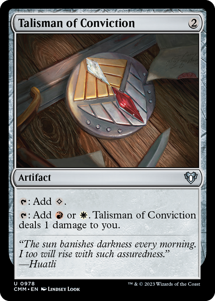 Talisman of Conviction [Commander Masters] | Mega City Incorporated