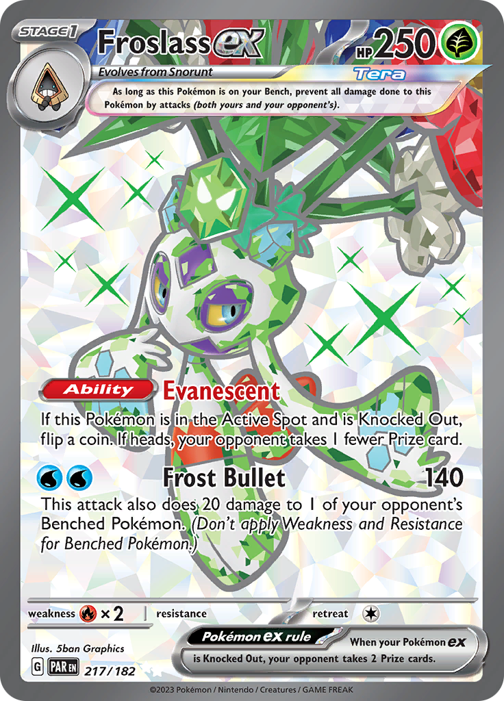 Froslass ex (217/182) [Scarlet & Violet: Paradox Rift] | Mega City Incorporated