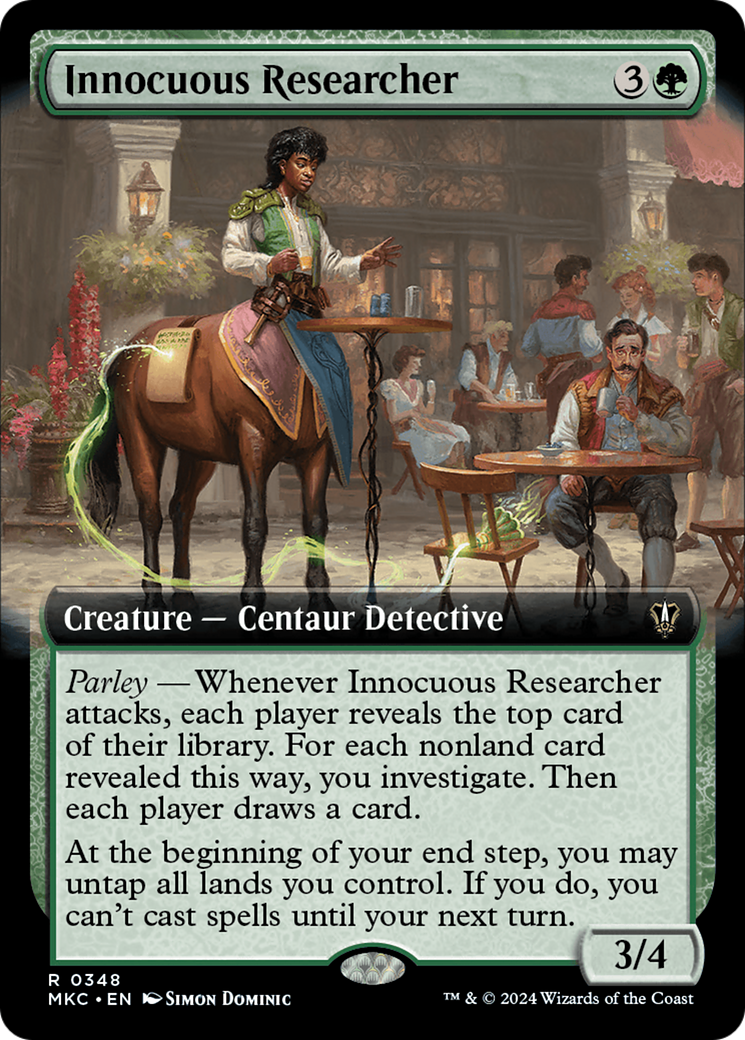 Innocuous Researcher (Extended Art) [Murders at Karlov Manor Commander] | Mega City Incorporated