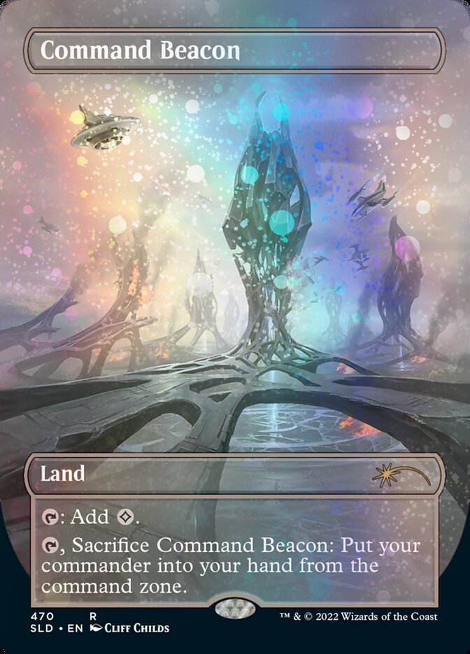 Command Beacon (Galaxy Foil) [Secret Lair Drop Series] | Mega City Incorporated
