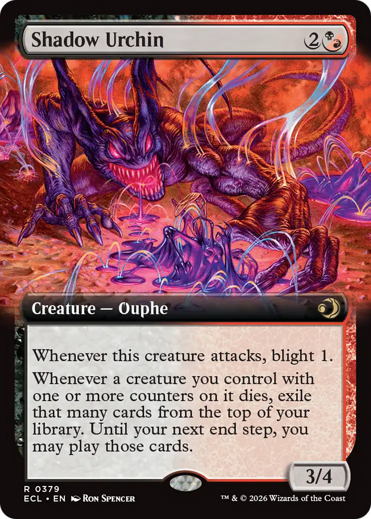 Shadow Urchin (Extended Art) [Lorwyn Eclipsed] | Mega City Incorporated