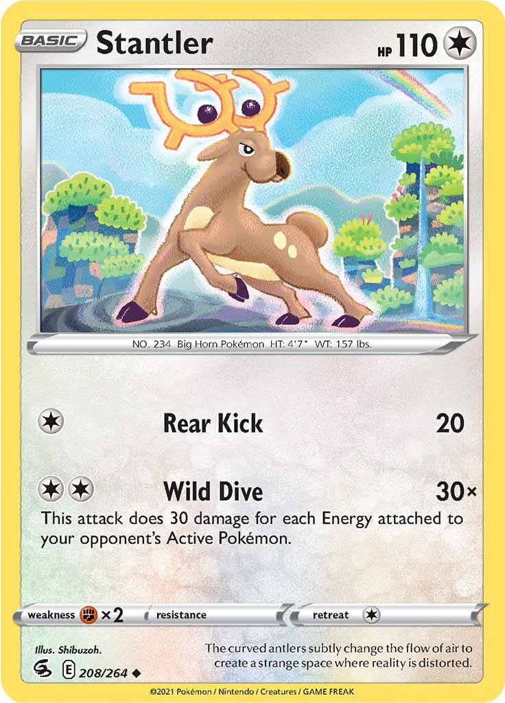 Stantler (208/264) [Sword & Shield: Fusion Strike] | Mega City Incorporated