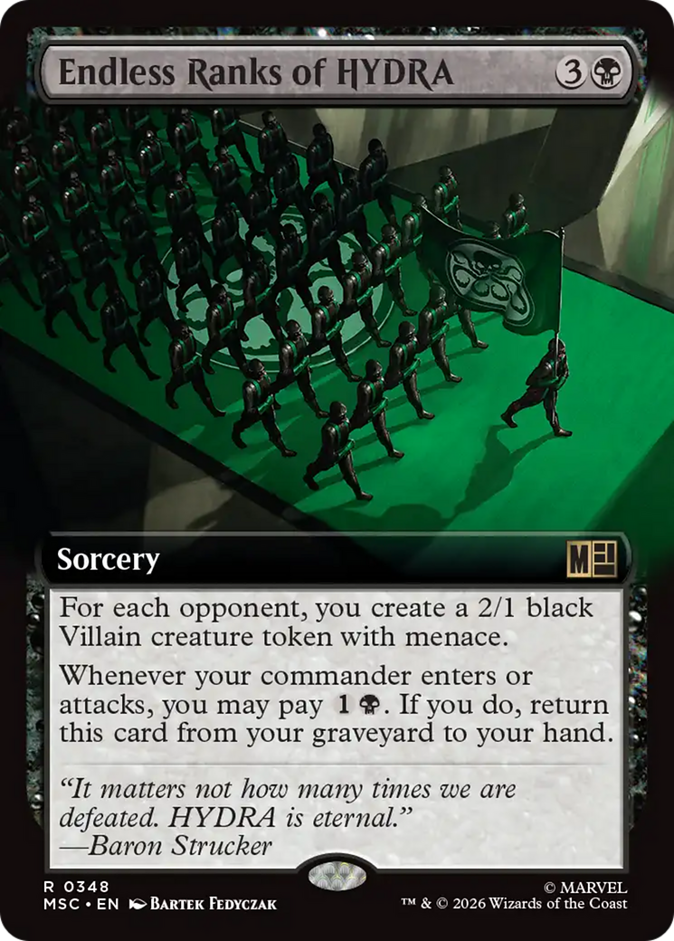Endless Ranks of HYDRA (Extended Art) [Marvel Super Heroes Commander] | Mega City Incorporated