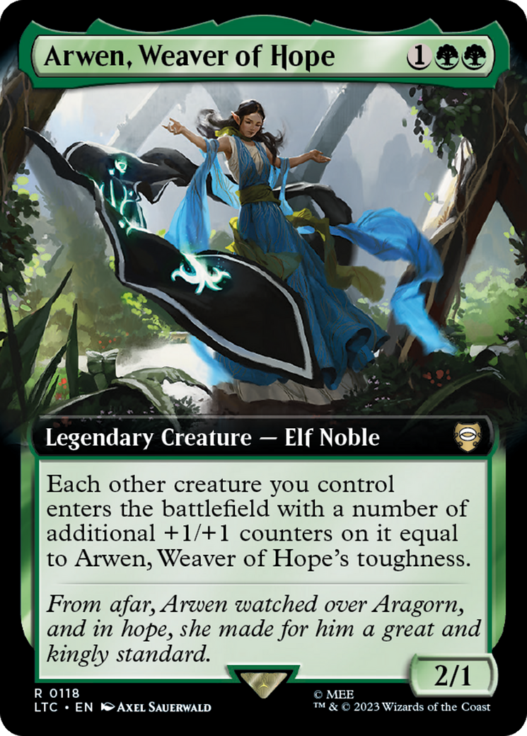 Arwen, Weaver of Hope (Extended Art) [The Lord of the Rings: Tales of Middle-Earth Commander] | Mega City Incorporated