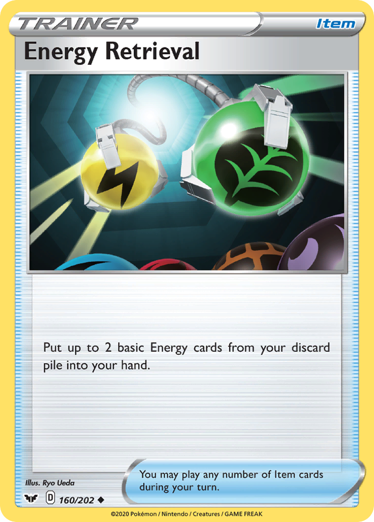 Energy Retrieval (160/202) [Sword & Shield: Base Set] | Mega City Incorporated