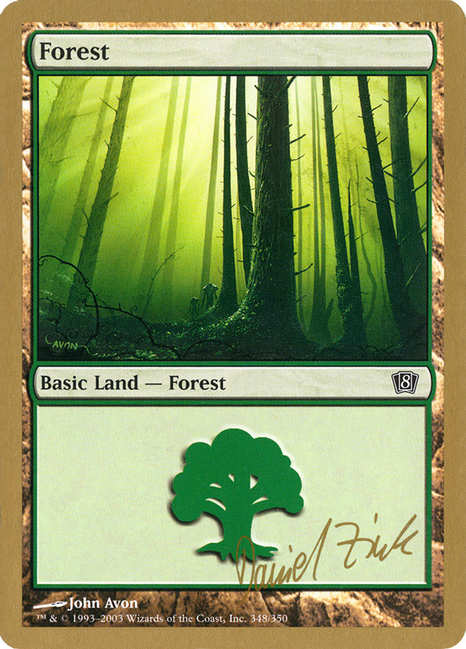 Forest (dz348) (Daniel Zink) [World Championship Decks 2003] | Mega City Incorporated