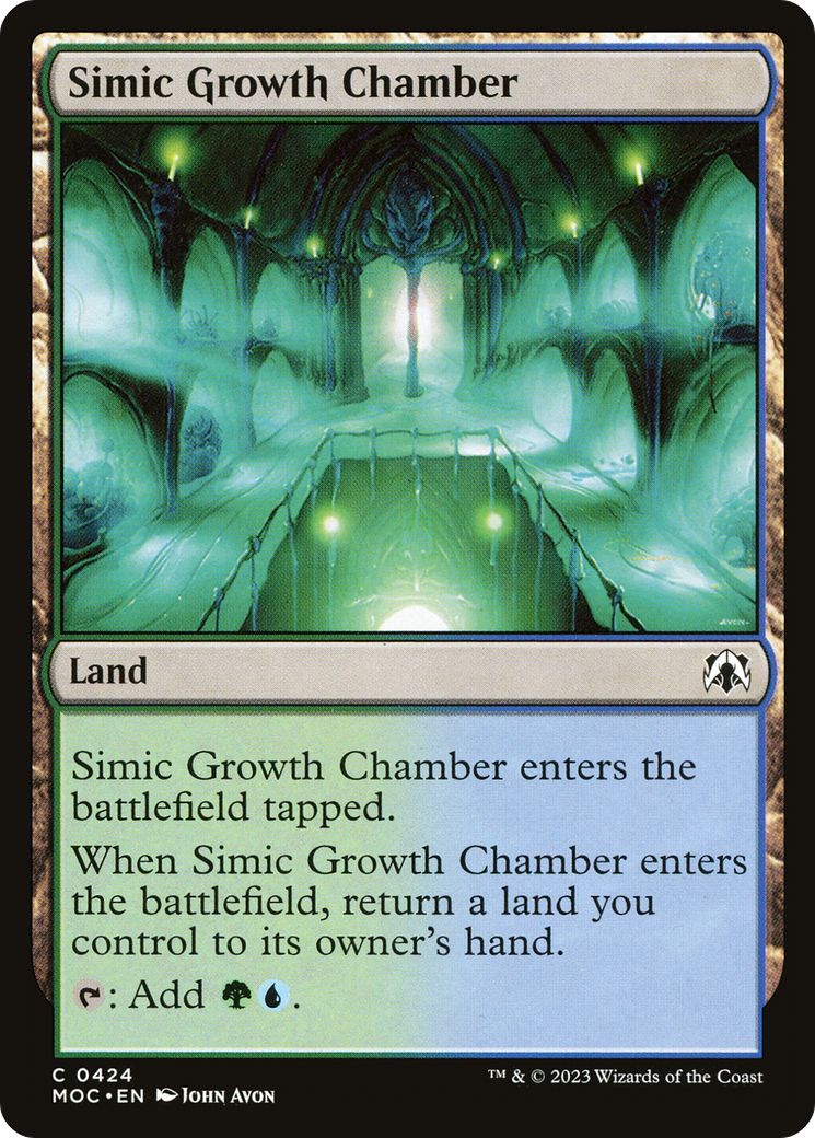Simic Growth Chamber [March of the Machine Commander] | Mega City Incorporated