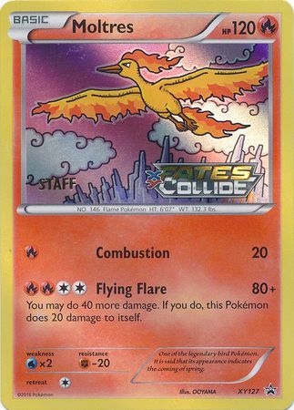 Moltres (XY127) (Staff) [XY: Black Star Promos] | Mega City Incorporated