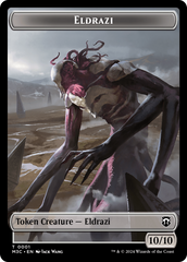 Spirit (Ripple Foil) // Eldrazi Double-Sided Token [Modern Horizons 3 Commander Tokens] | Mega City Incorporated