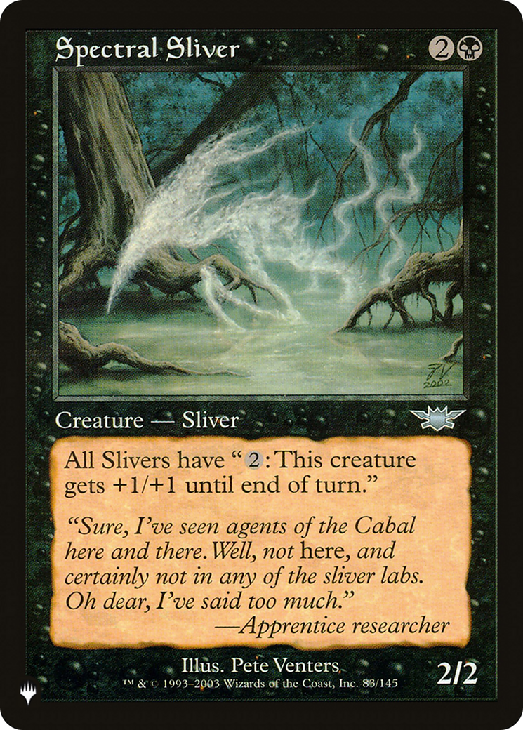 Spectral Sliver [The List] | Mega City Incorporated