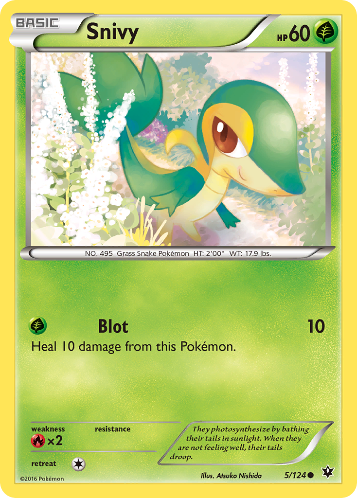 Snivy (5/124) [XY: Fates Collide] | Mega City Incorporated