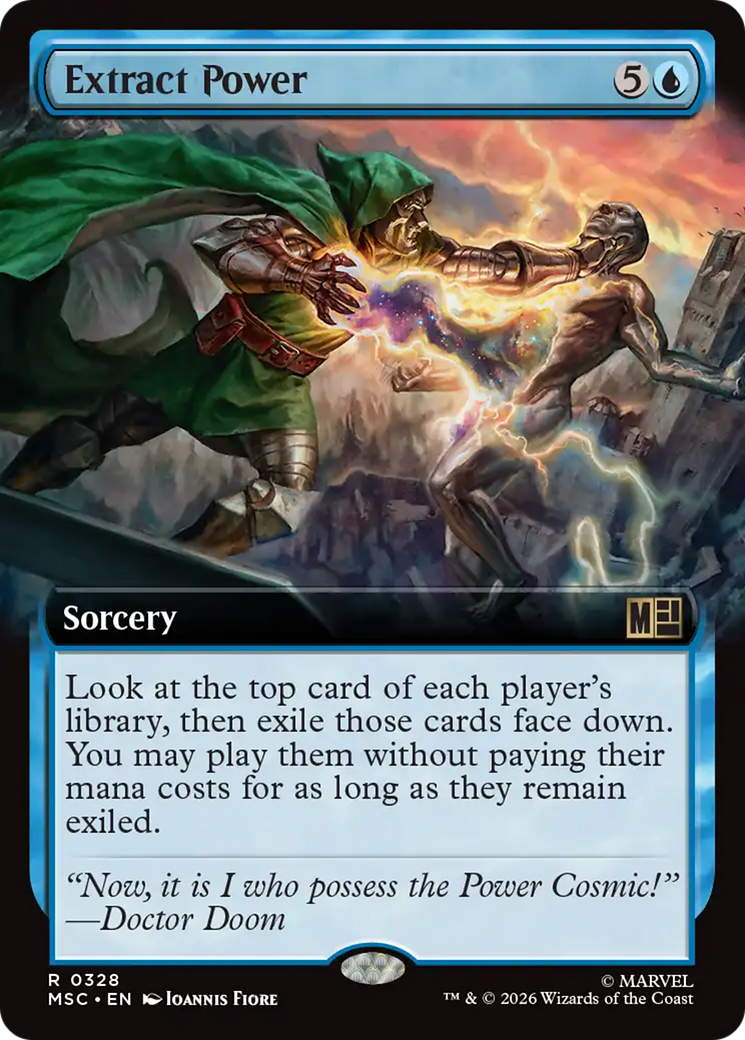 Extract Power (Extended Art) [Marvel Super Heroes Commander] | Mega City Incorporated