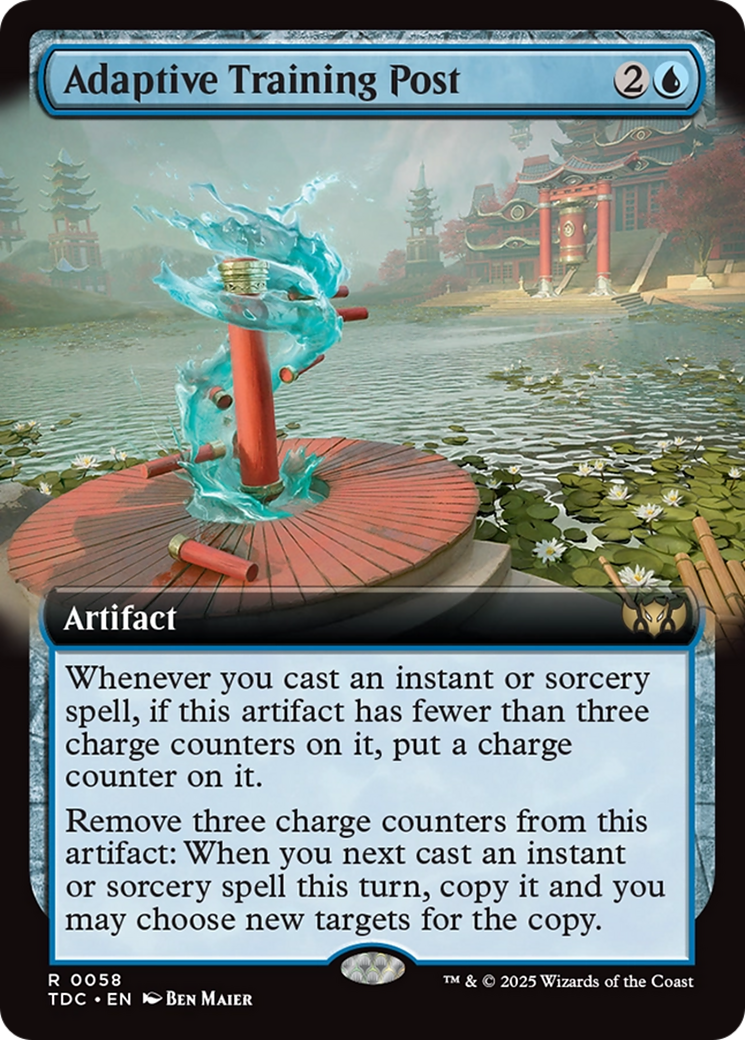 Adaptive Training Post (Extended Art) [Tarkir: Dragonstorm Commander] | Mega City Incorporated