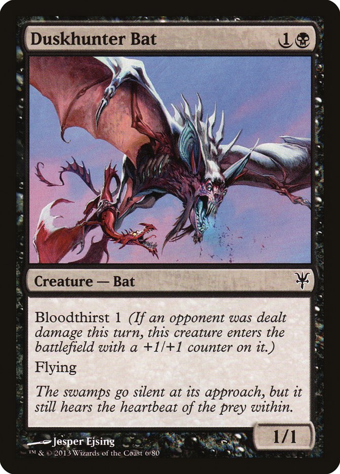 Duskhunter Bat [Duel Decks: Sorin vs. Tibalt] | Mega City Incorporated
