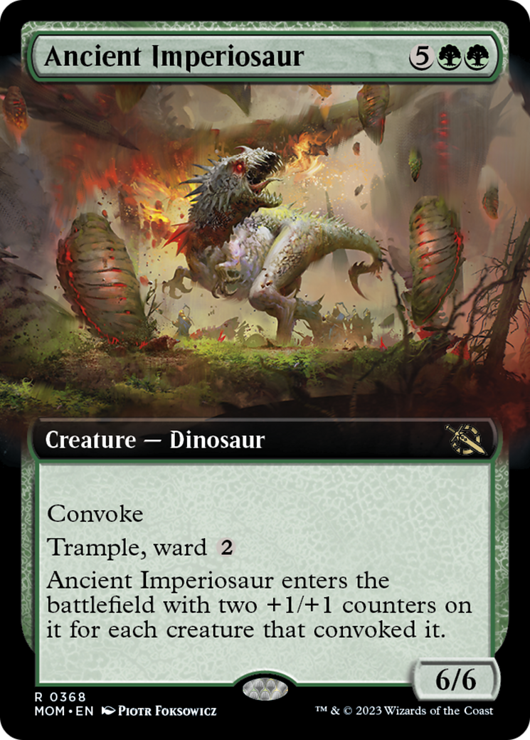 Ancient Imperiosaur (Extended Art) [March of the Machine] | Mega City Incorporated