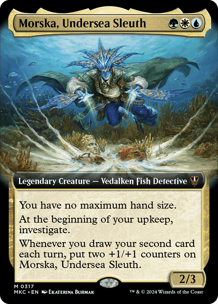 Morska, Undersea Sleuth (Extended Art) [Murders at Karlov Manor Commander] | Mega City Incorporated