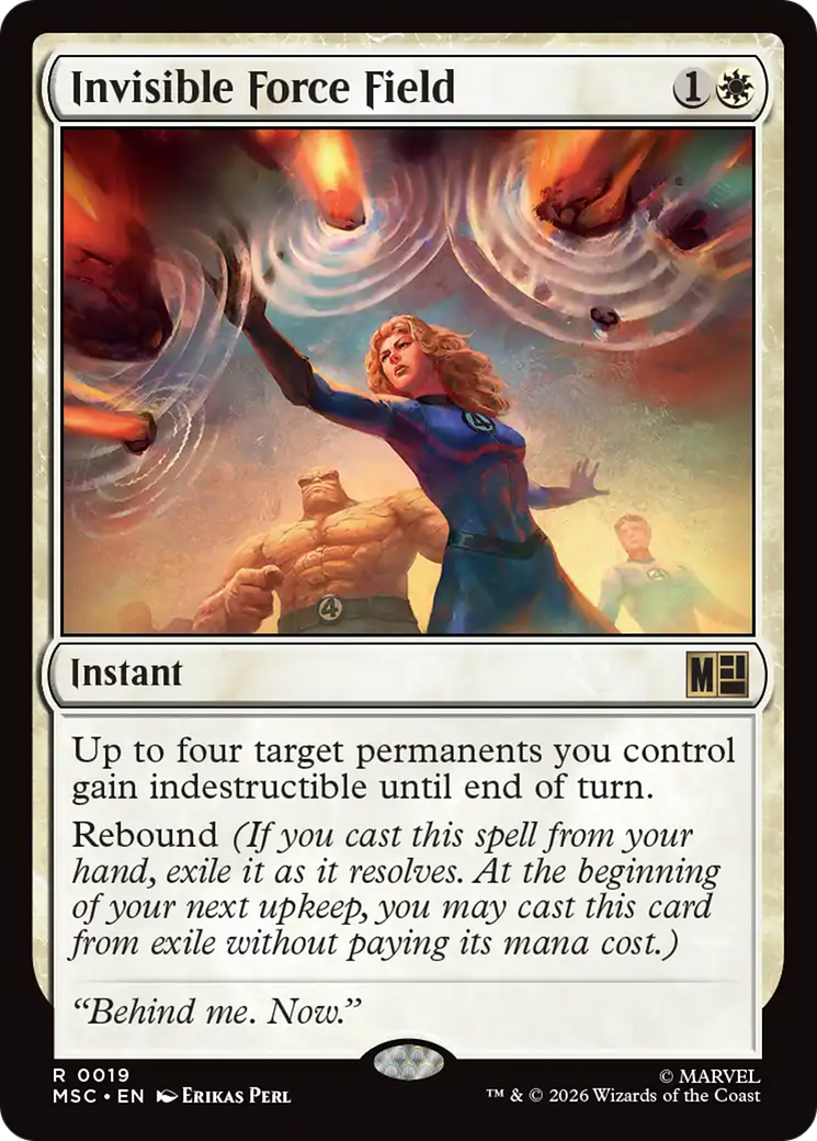 Invisible Force Field (Surge Foil) [Marvel Super Heroes Commander] | Mega City Incorporated