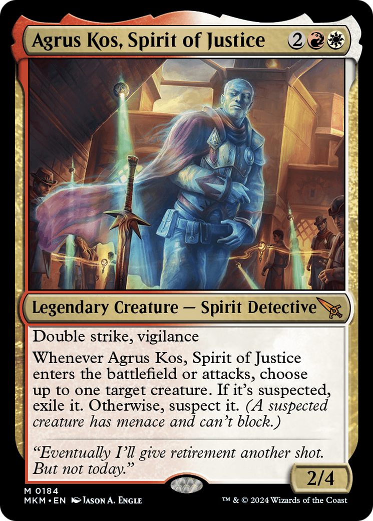 Agrus Kos, Spirit of Justice [Murders at Karlov Manor] | Mega City Incorporated