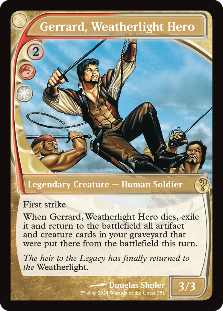 Gerrard, Weatherlight Hero (Future Sight) [Mystery Booster 2] | Mega City Incorporated