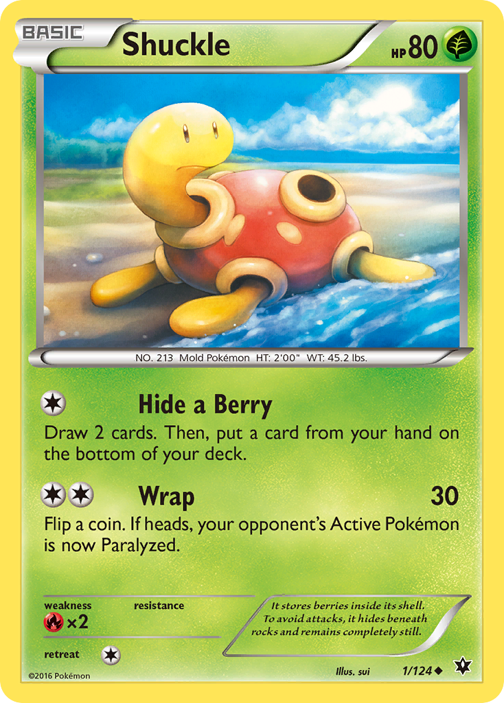 Shuckle (1/124) [XY: Fates Collide] | Mega City Incorporated