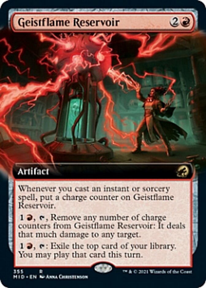 Geistflame Reservoir (Extended Art) [Innistrad: Midnight Hunt] | Mega City Incorporated