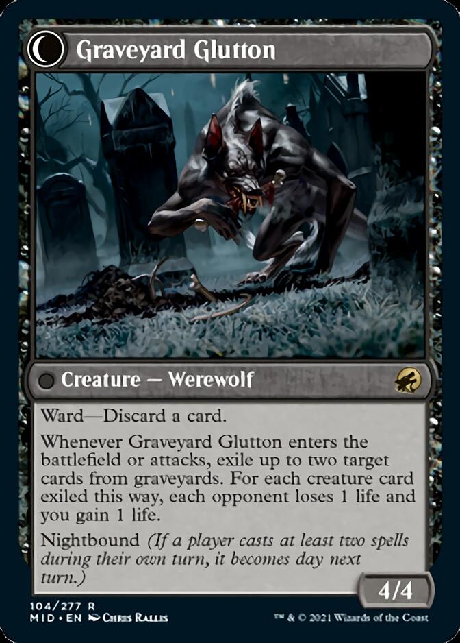 Graveyard Trespasser // Graveyard Glutton [Innistrad: Midnight Hunt] | Mega City Incorporated