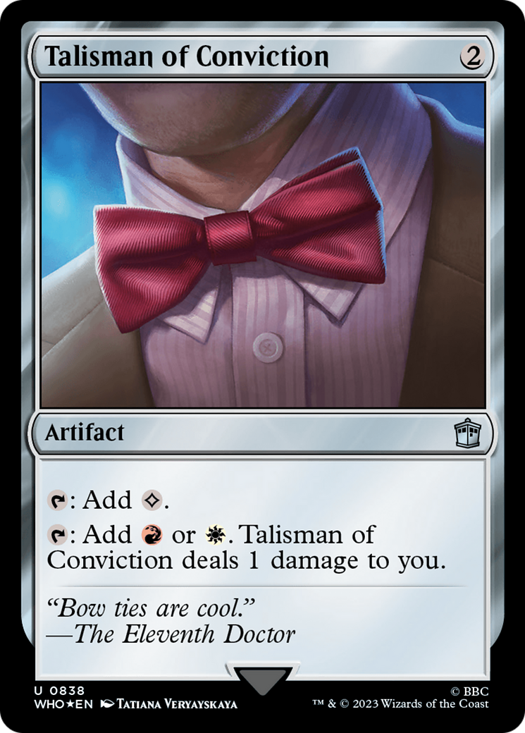 Talisman of Conviction (Surge Foil) [Doctor Who] | Mega City Incorporated