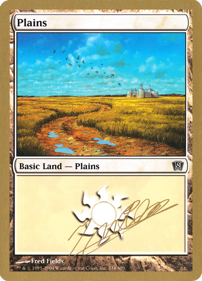 Plains (jn334) (Julien Nuijten) [World Championship Decks 2004] | Mega City Incorporated