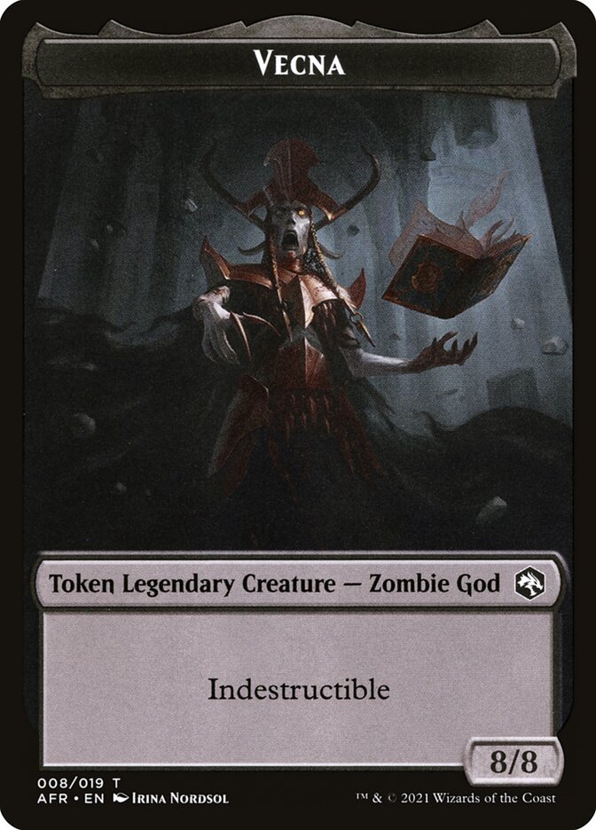 Spider // Vecna Double-Sided Token [Dungeons & Dragons: Adventures in the Forgotten Realms Tokens] | Mega City Incorporated