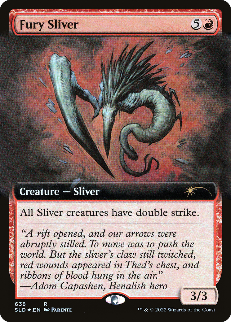 Fury Sliver (Extended Art) [Secret Lair Drop Promos] | Mega City Incorporated