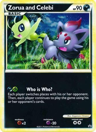 Zorua and Celebi (Jumbo Card) [Miscellaneous Cards] | Mega City Incorporated