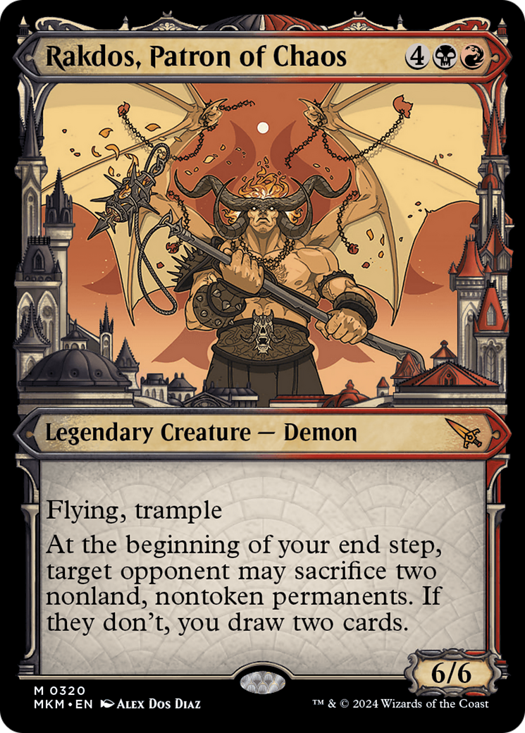 Rakdos, Patron of Chaos (Showcase) (0320) [Murders at Karlov Manor] | Mega City Incorporated