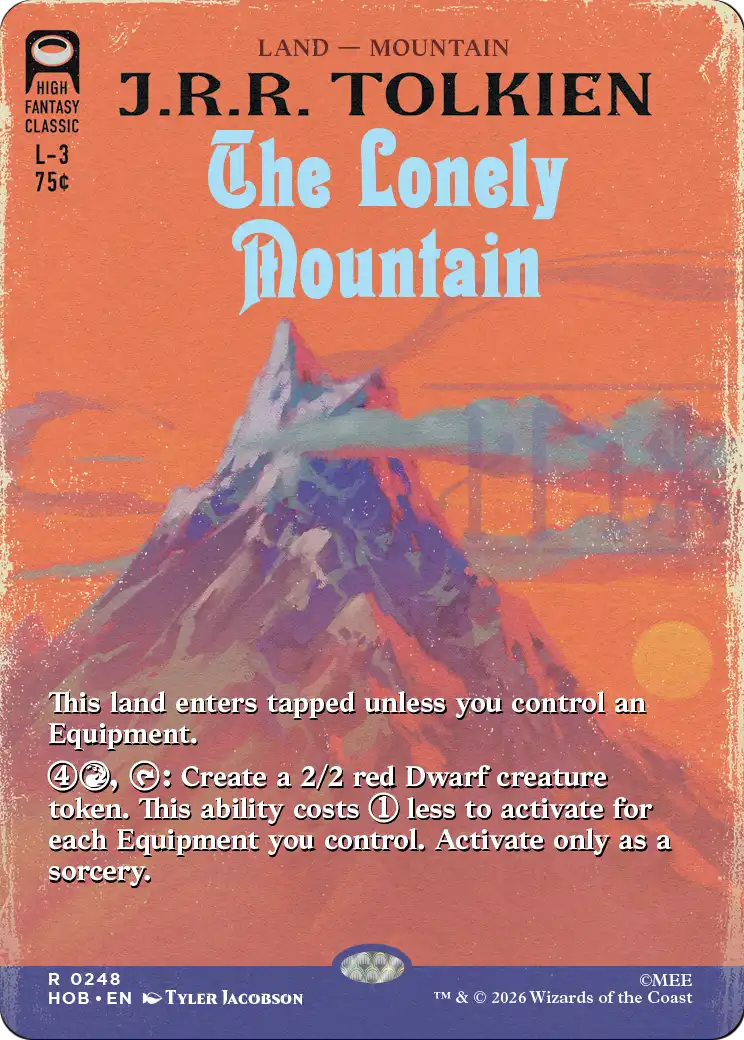 The Lonely Mountain (Borderless) (0248) [The Hobbit] | Mega City Incorporated