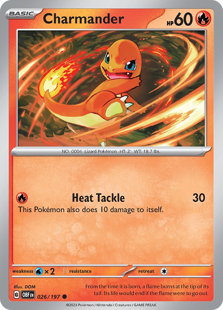 Charmander (026/197) [Scarlet & Violet: Obsidian Flames] | Mega City Incorporated