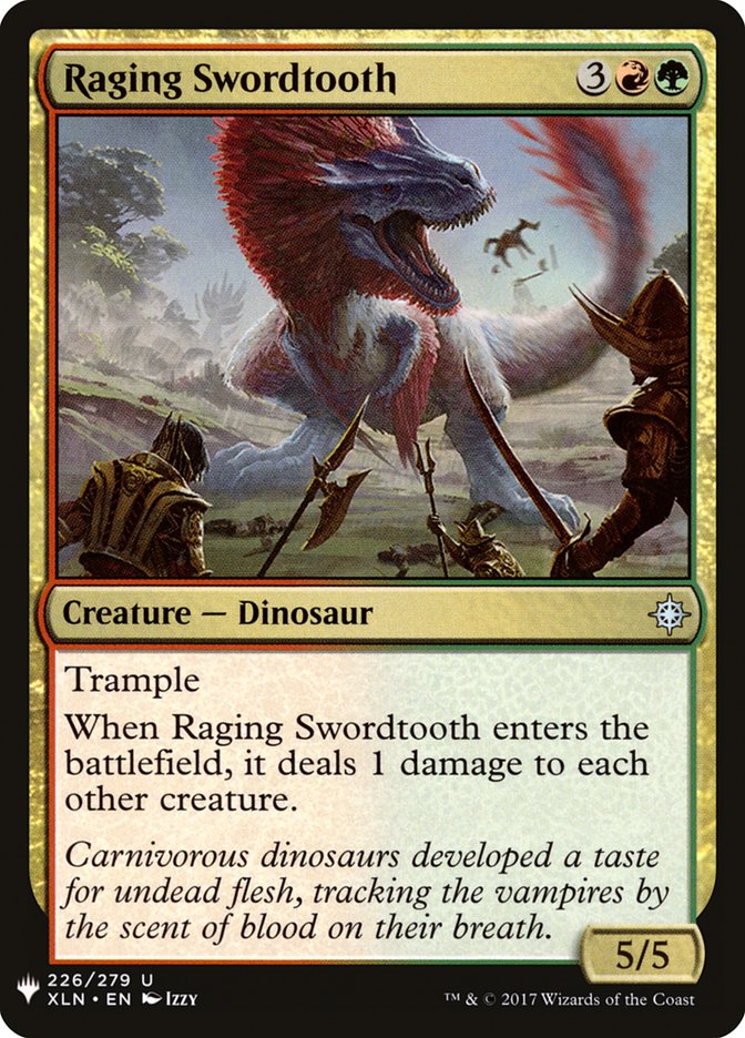 Raging Swordtooth [Mystery Booster] | Mega City Incorporated