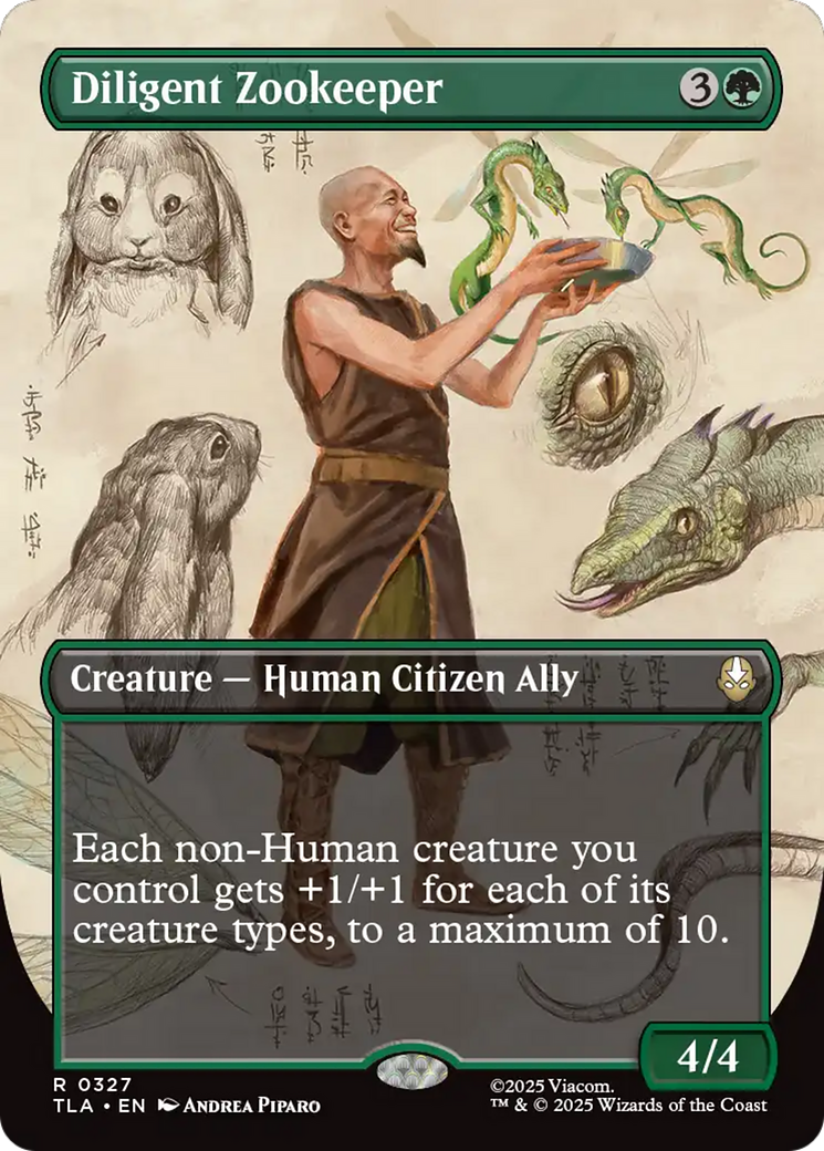 Diligent Zookeeper (Borderless) [Avatar: The Last Airbender] | Mega City Incorporated