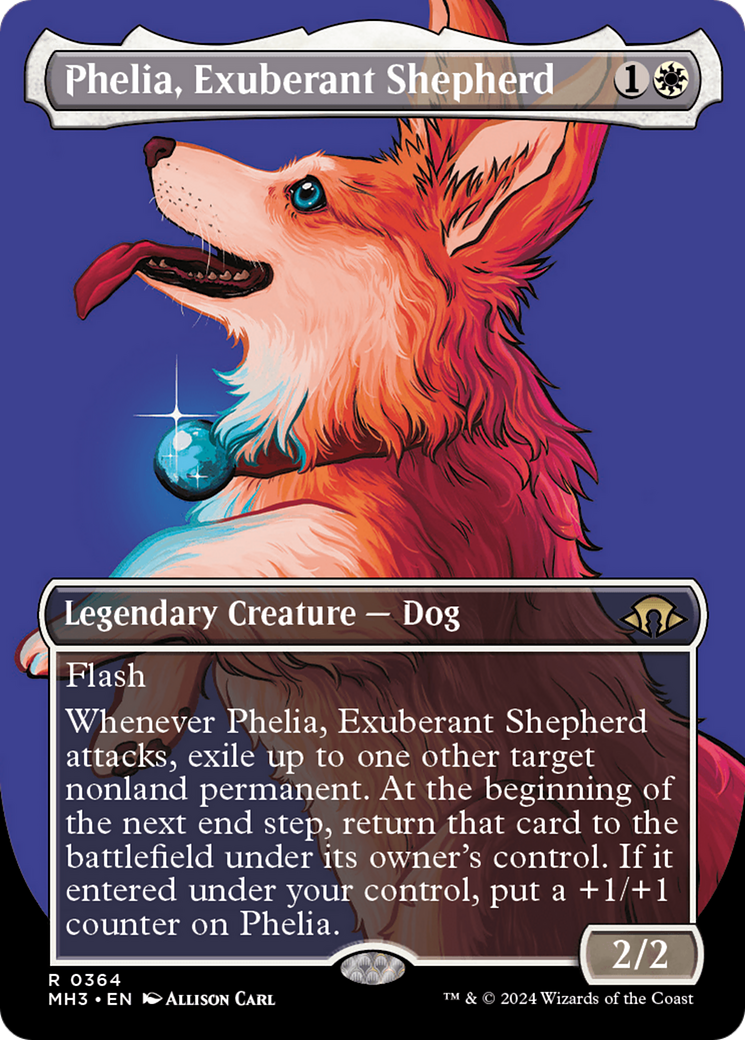 Phelia, Exuberant Shepherd (Borderless) [Modern Horizons 3] | Mega City Incorporated