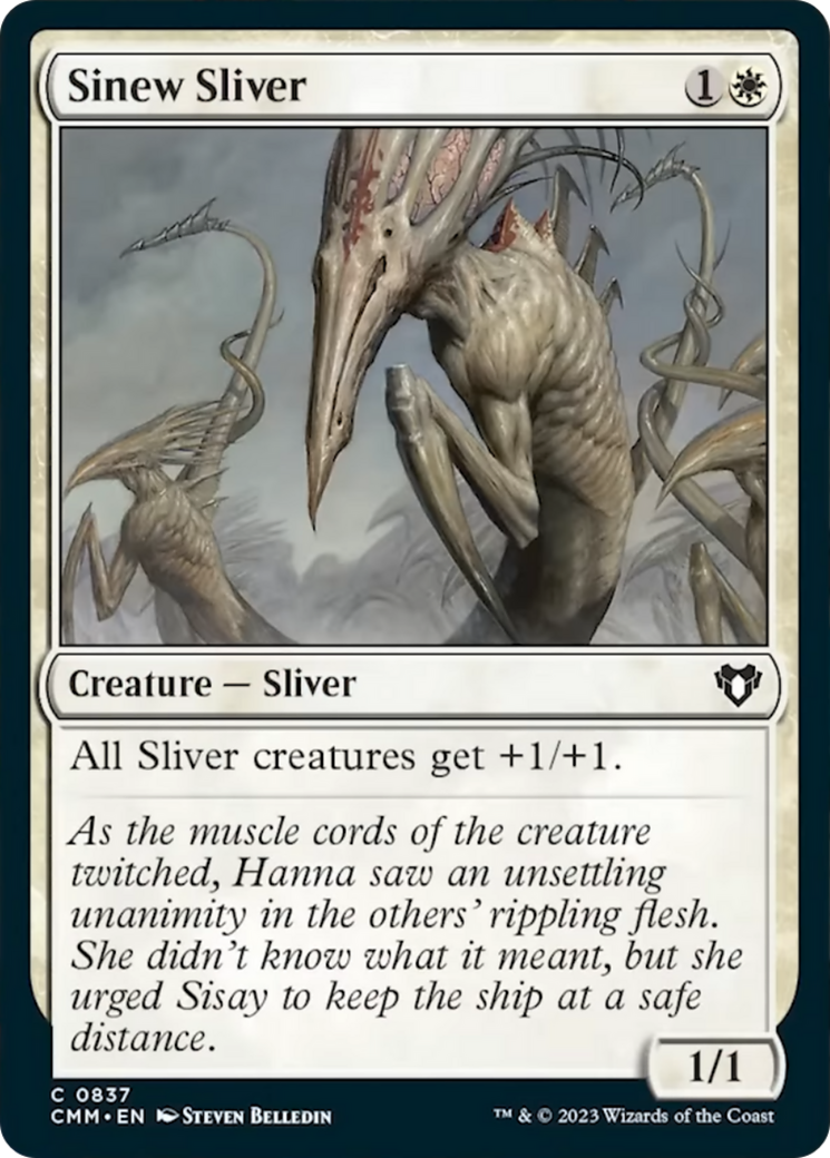 Sinew Sliver [Commander Masters] | Mega City Incorporated