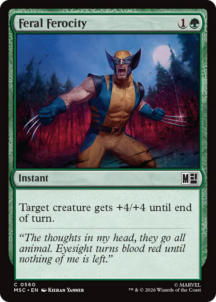 Feral Ferocity [Marvel Super Heroes Commander] | Mega City Incorporated