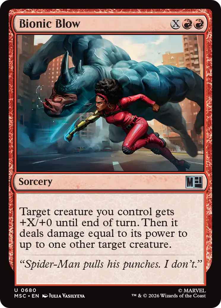 Bionic Blow [Marvel Super Heroes Commander] | Mega City Incorporated