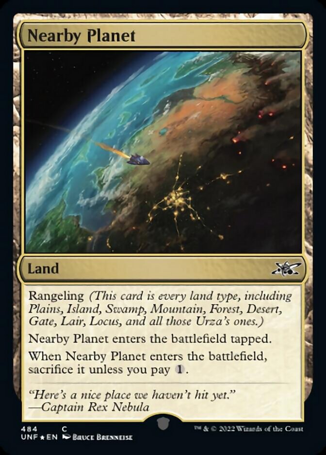 Nearby Planet (Galaxy Foil) [Unfinity] | Mega City Incorporated