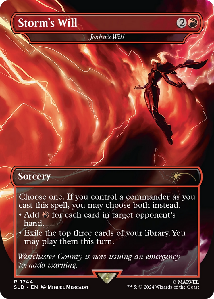 Storm's Will - Jeska's Will (Rainbow Foil) [Secret Lair Drop Series] | Mega City Incorporated