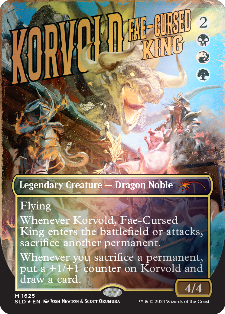 Korvold, Fae-Cursed King (Rainbow Foil) [Secret Lair Drop Series] | Mega City Incorporated