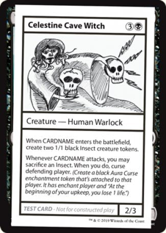 Celestine Cave Witch (2021 Edition) [Mystery Booster Playtest Cards] | Mega City Incorporated