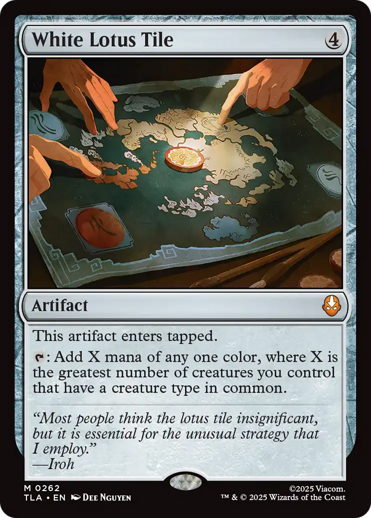 White Lotus Tile [Avatar: The Last Airbender] | Mega City Incorporated