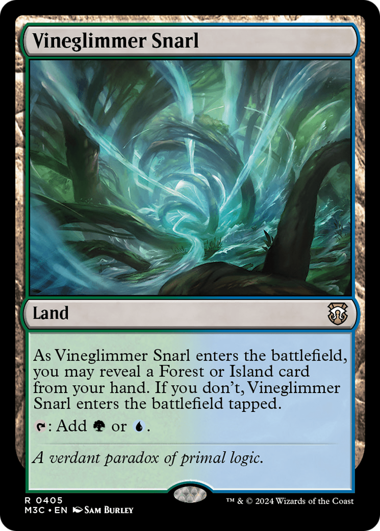 Vineglimmer Snarl (Ripple Foil) [Modern Horizons 3 Commander] | Mega City Incorporated