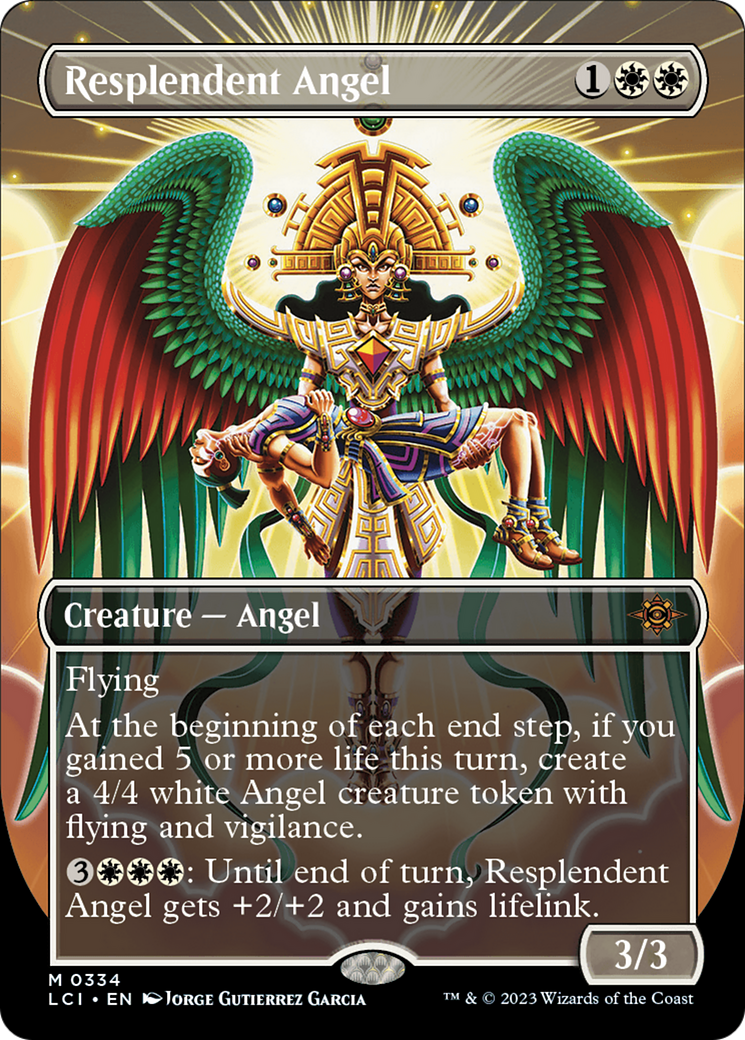 Resplendent Angel (Borderless) [The Lost Caverns of Ixalan] | Mega City Incorporated